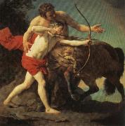Louis-Jean-Francois Lagrenee The Education of Achilles painting